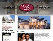Tablet Screenshot of new2uhomes.com